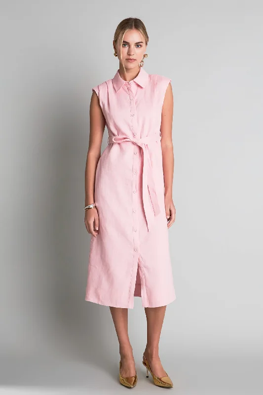 Midi dresses with embroidered accents for a unique and detailed design Linen Shirt Midi Dress Midi dresses with embroidered accents for a unique and detailed design Linen Shirt Midi Dress