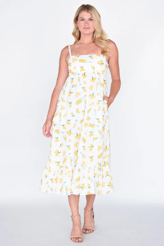 Midi dresses with printed lining for a hidden and stylish detail Summer Fling Midi Dress Midi dresses with printed lining for a hidden and stylish detail Summer Fling Midi Dress