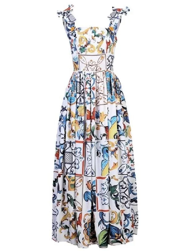 Midi dresses with geometric cutouts for a contemporary and edgy look Penny Corset Print Midi Dress - Blue Print Midi dresses with geometric cutouts for a contemporary and edgy look Penny Corset Print Midi Dress - Blue Print