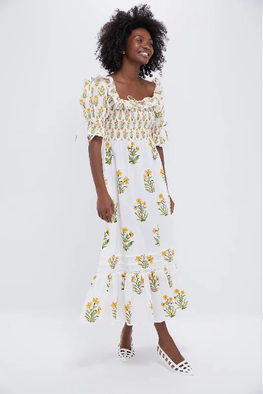 Maxi - inspired midi dresses with flowing fabrics for a beachy vibe Buttercup Meadow Meryl Dress Maxi - inspired midi dresses with flowing fabrics for a beachy vibe Buttercup Meadow Meryl Dress