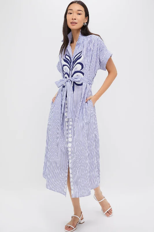 Midi dresses with V - necklines for a flattering and elongating effect Navy Valerie Kaftan Midi dresses with V - necklines for a flattering and elongating effect Navy Valerie Kaftan