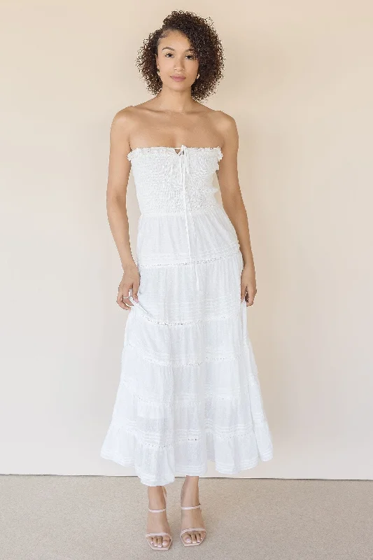 Midi dresses with puff sleeves for a vintage - inspired look Doe Dress