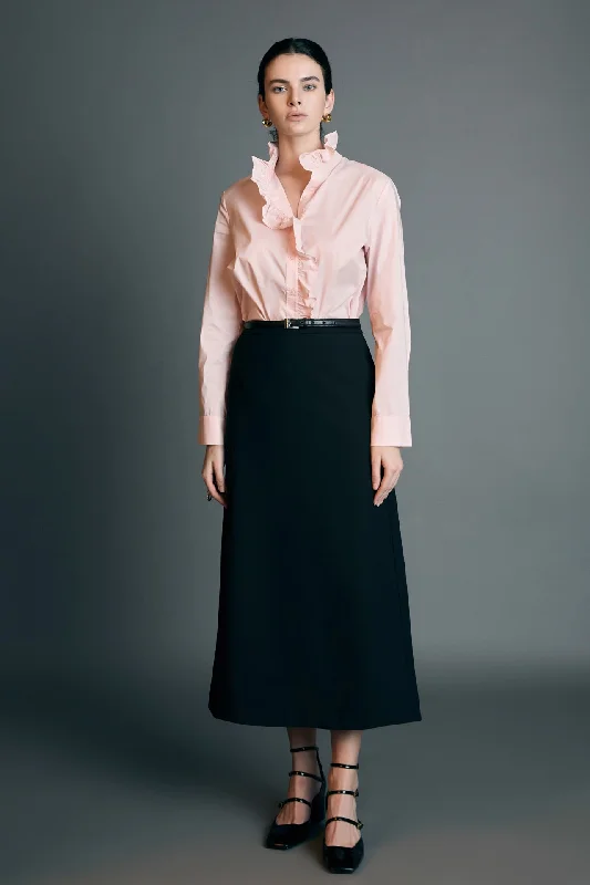 Midi dresses with ruffled bodices for a more pronounced feminine look High Waisted A Line Midi Skirt Midi dresses with ruffled bodices for a more pronounced feminine look High Waisted A Line Midi Skirt