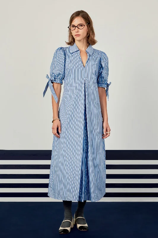 Maxi - inspired midi dresses with flowing fabrics for a beachy vibe Godet Midi Dress Maxi - inspired midi dresses with flowing fabrics for a beachy vibe Godet Midi Dress