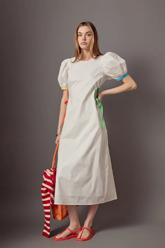 Midi dresses with halter necks for a stylish and comfortable option Anne Colorblock Midi Dress Midi dresses with halter necks for a stylish and comfortable option Anne Colorblock Midi Dress