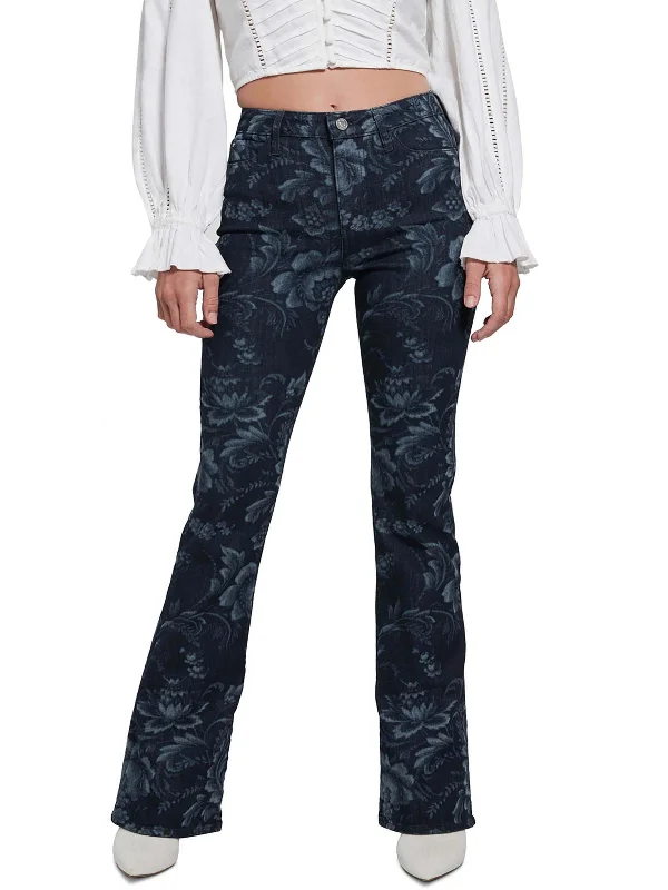 Men's Low - Rise Jeans in a Light Wash for a Casual and Youthful LookAdeline Womens High Rise Floral Print Flared Jeans Men's Low - Rise Jeans in a Light Wash for a Casual and Youthful LookAdeline Womens High Rise Floral Print Flared Jeans