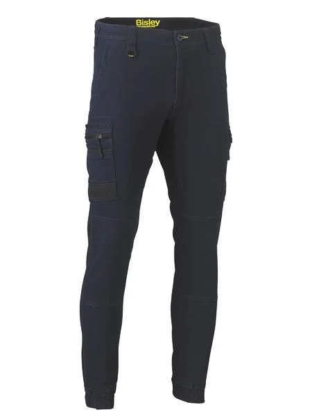 Women's Skinny Fit Leather - Look Cargo Pants in Black for a Bold and Edgy EnsembleBisley Flex & Move™ Denim Cargo Cuffed Pants BPC6335 Women's Skinny Fit Leather - Look Cargo Pants in Black for a Bold and Edgy EnsembleBisley Flex & Move™ Denim Cargo Cuffed Pants BPC6335