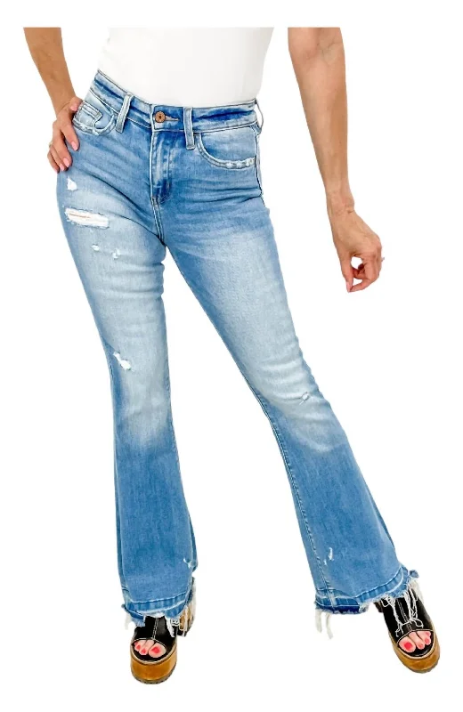 Men's Cargo Jeans with Multiple Pockets for a Practical and Outdoor - Friendly LookDistressed Flare Jeans In Blue Men's Cargo Jeans with Multiple Pockets for a Practical and Outdoor - Friendly LookDistressed Flare Jeans In Blue