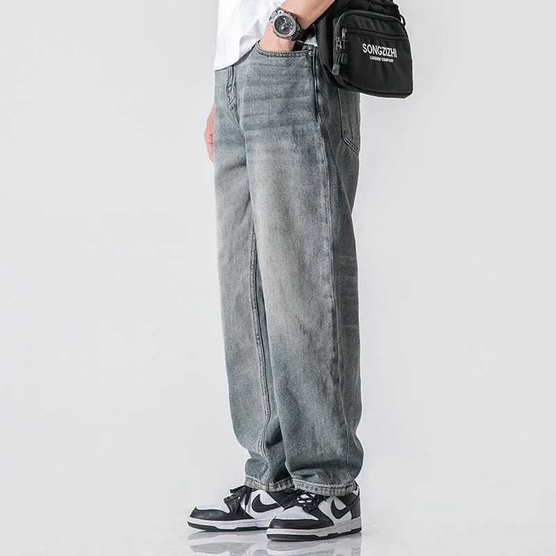 Plus Size Men's Relaxed Fit Jeans with a Tapered Leg for a Laid - Back VibeDrape Straight-leg Jeans Plus Size Men's Relaxed Fit Jeans with a Tapered Leg for a Laid - Back VibeDrape Straight-leg Jeans