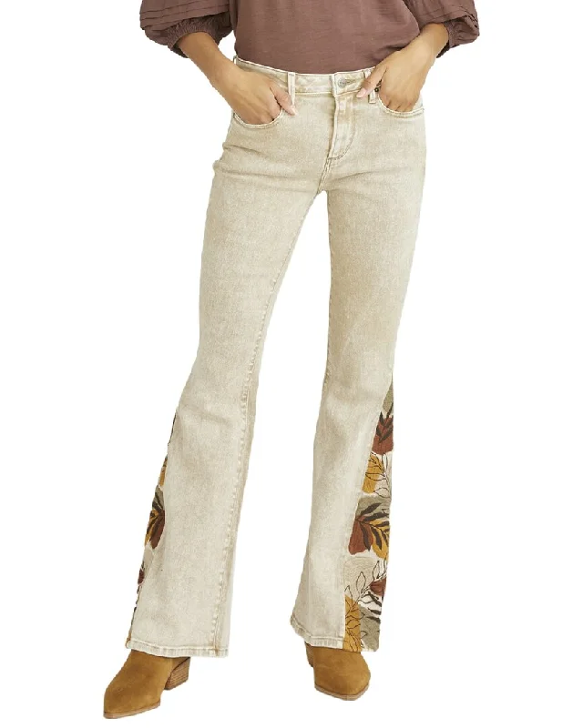 Men's Jeans with a Cargo - Inspired Knee Pocket for Extra StorageDriftwood Jeans Farrah Tan Flare Jean Men's Jeans with a Cargo - Inspired Knee Pocket for Extra StorageDriftwood Jeans Farrah Tan Flare Jean