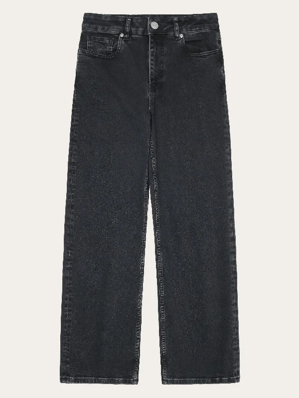 Men's Cargo Jeans with Multiple Pockets for a Practical and Outdoor - Friendly LookGALE straight mid-rise rinse black 5-pocket jeans - Rinse black Men's Cargo Jeans with Multiple Pockets for a Practical and Outdoor - Friendly LookGALE straight mid-rise rinse black 5-pocket jeans - Rinse black