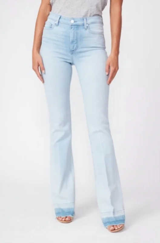 Men's Jeans with a Button - Fly for a Traditional and Classic AestheticHigh Rise Laurel Canyon 32" Jeans In Kitley Distressed Men's Jeans with a Button - Fly for a Traditional and Classic AestheticHigh Rise Laurel Canyon 32" Jeans In Kitley Distressed