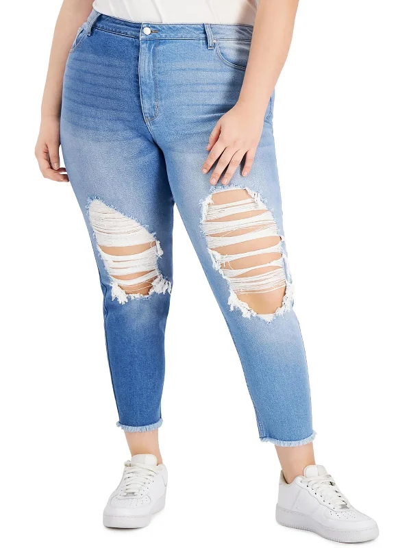 Men's Jeans with a Hidden Coin Pocket for Added ConveniencePlus Womens Hi Rise Ripped Mom Jeans Men's Jeans with a Hidden Coin Pocket for Added ConveniencePlus Womens Hi Rise Ripped Mom Jeans