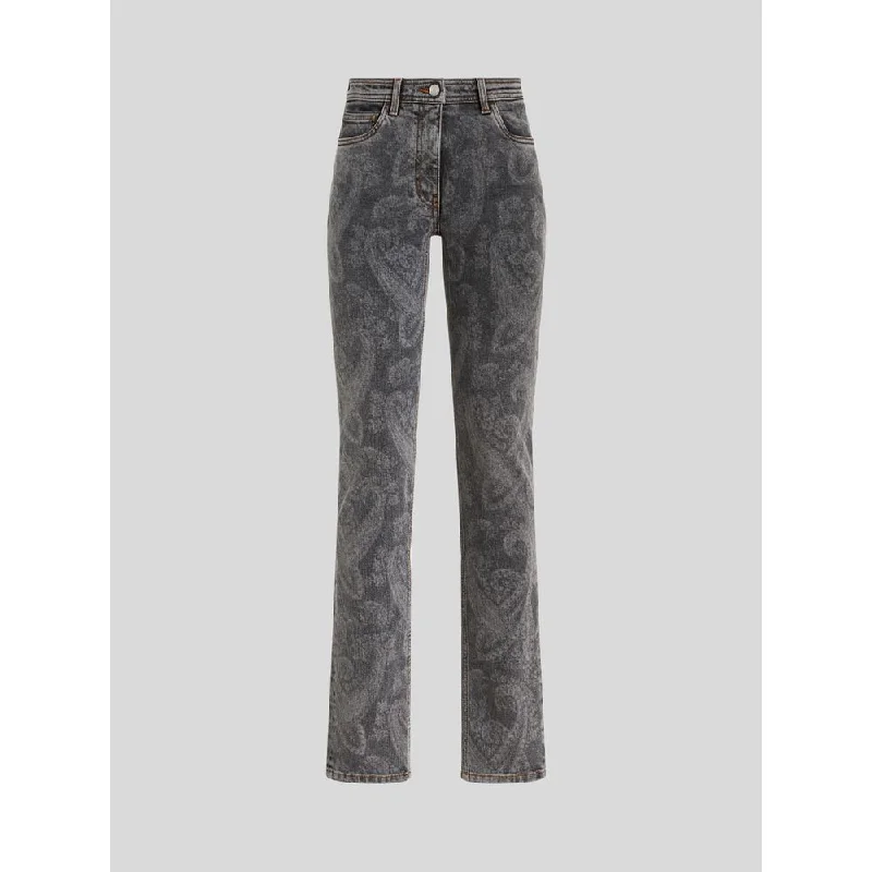 Men's Straight Leg Raw Denim Jeans for a Minimalist and Durable OptionSKINNY JEANS WITH PAISLEY Men's Straight Leg Raw Denim Jeans for a Minimalist and Durable OptionSKINNY JEANS WITH PAISLEY