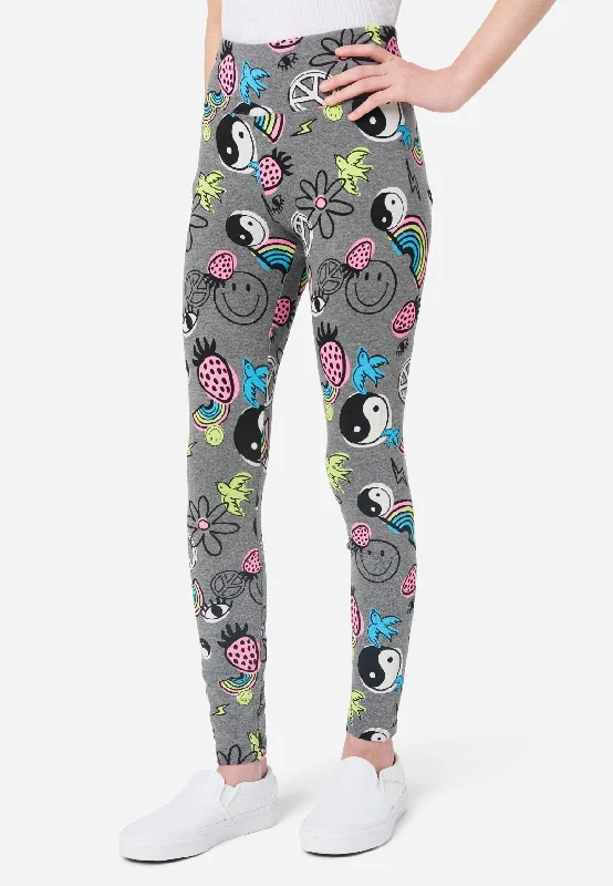 women tights for a movie - night at home in comfortPatterned Full-Length Leggings