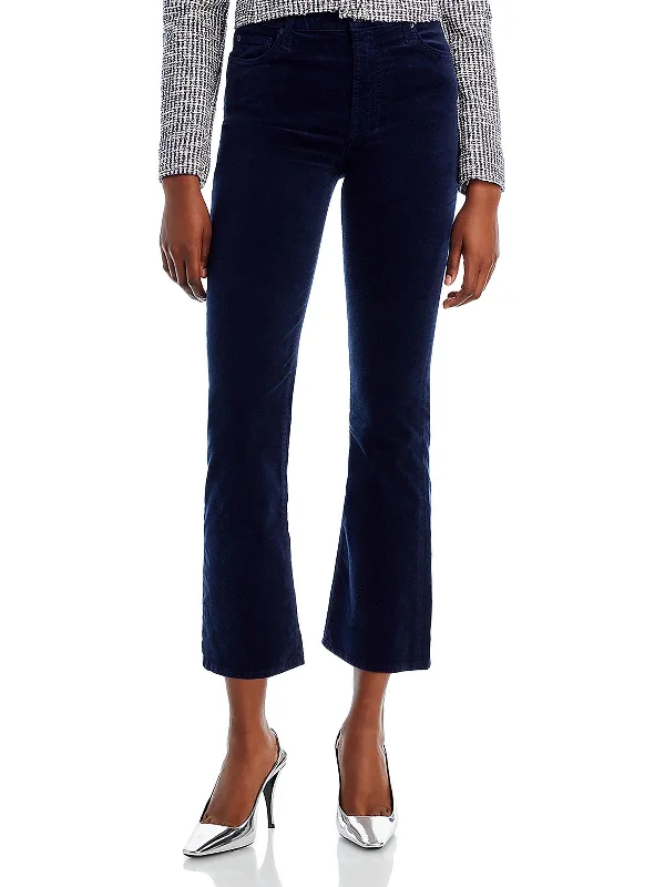 Men's Distressed Jeans with Patches for a Retro and DIY - Inspired AppearanceWomens High Rise Velvet Cropped Jeans Men's Distressed Jeans with Patches for a Retro and DIY - Inspired AppearanceWomens High Rise Velvet Cropped Jeans