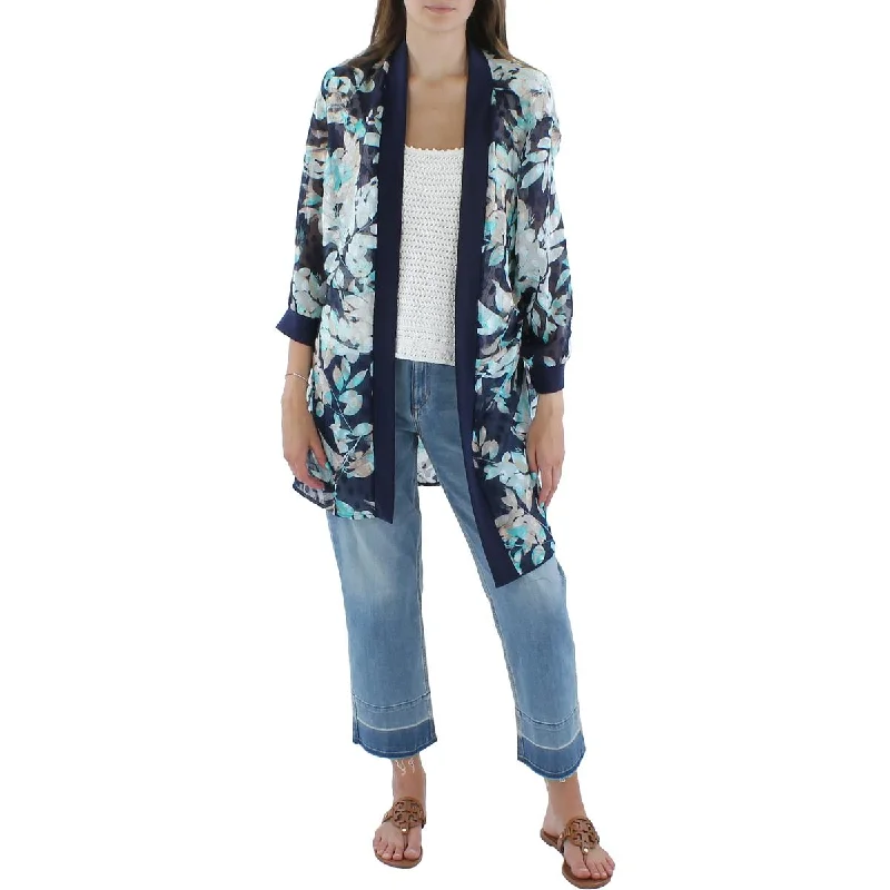 Plus Size Women's Ruffled Blazers in Pink for a Girly and Fashionable LookWomens Jacquard Floral Duster Blazer Plus Size Women's Ruffled Blazers in Pink for a Girly and Fashionable LookWomens Jacquard Floral Duster Blazer