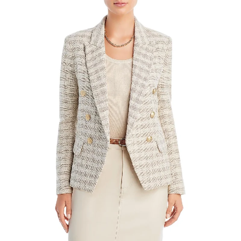 Plus Size Women's Double - Breasted Wool Blazers for Winter Office WearKenzie Womens Tweed Office Double-Breasted Blazer Plus Size Women's Double - Breasted Wool Blazers for Winter Office WearKenzie Womens Tweed Office Double-Breasted Blazer