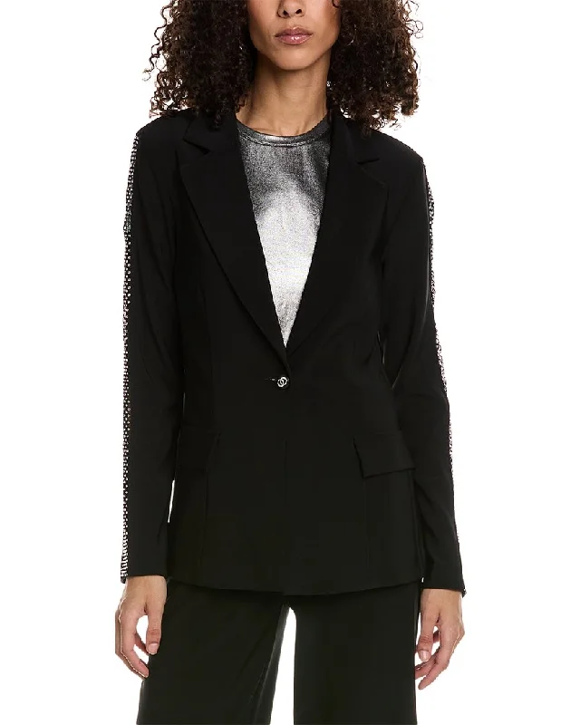 Women's Slim - Fit Blazers in Charcoal Gray for a Professional AppearanceJoseph Ribkoff Rhinestone Blazer Women's Slim - Fit Blazers in Charcoal Gray for a Professional AppearanceJoseph Ribkoff Rhinestone Blazer