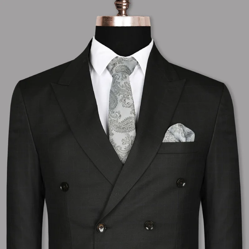 Women's Belted Blazers in Camel Color for a Sophisticated OutfitJade Black Subtle Windowpane Wool Rich Double Breasted Blazer Women's Belted Blazers in Camel Color for a Sophisticated OutfitJade Black Subtle Windowpane Wool Rich Double Breasted Blazer
