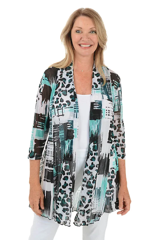 cable knit women cardigan with intricate patternsGreen Animal Patchwork Mesh Cardigan cable knit women cardigan with intricate patternsGreen Animal Patchwork Mesh Cardigan