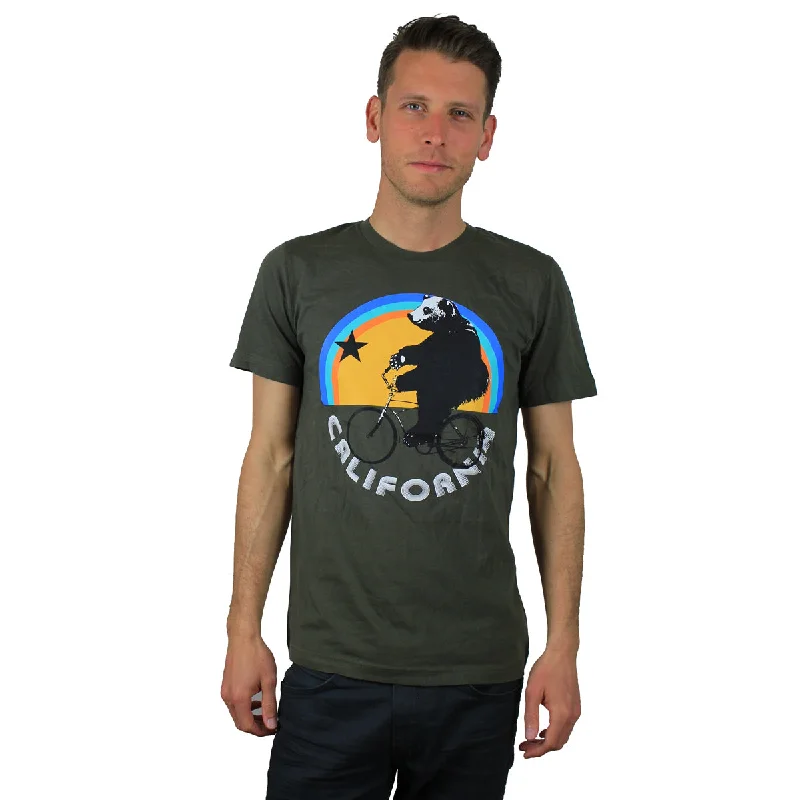 Pocketed Women T Shirt for Added FunctionalityCalifornia Bear On Bike Asst Colors Mens Lightweight Fitted T-Shirt/tee Pocketed Women T Shirt for Added FunctionalityCalifornia Bear On Bike Asst Colors Mens Lightweight Fitted T-Shirt/tee