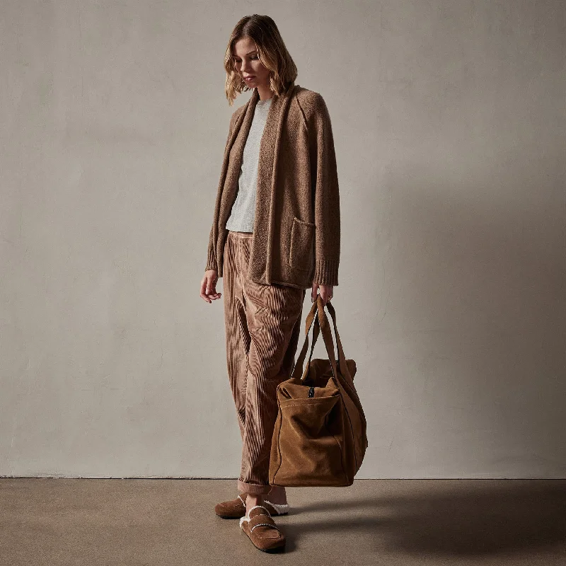 v neck women cardigan to elongate the necklineCashmere Shawl Collar Relaxed Cardigan - Chestnut v neck women cardigan to elongate the necklineCashmere Shawl Collar Relaxed Cardigan - Chestnut