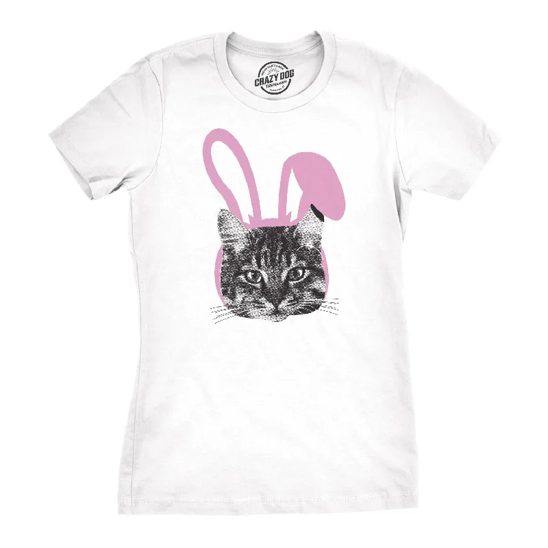 Crop Top Women T Shirt to Pair with High - Waisted BottomsEaster Cat Women's T Shirt Crop Top Women T Shirt to Pair with High - Waisted BottomsEaster Cat Women's T Shirt