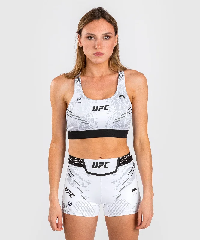 Organic Cotton Women T Shirt for Eco - Conscious WearersUFC Adrenaline by Venum Authentic Fight Night Women’s Sports Bra - White Organic Cotton Women T Shirt for Eco - Conscious WearersUFC Adrenaline by Venum Authentic Fight Night Women’s Sports Bra - White