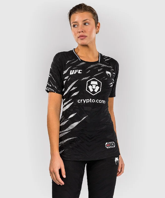 Sheer Women T Shirt for a Stylish and Alluring LookUFC Fusion by Venum Authentic Fight Night Women’s Walkout Jersey - Black Sheer Women T Shirt for a Stylish and Alluring LookUFC Fusion by Venum Authentic Fight Night Women’s Walkout Jersey - Black