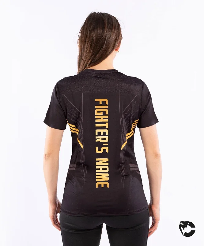 Long Sleeve Women T Shirt for Cooler WeatherUFC Venum Fighters Authentic Fight Night Women's Walkout Jersey - Champion Long Sleeve Women T Shirt for Cooler WeatherUFC Venum Fighters Authentic Fight Night Women's Walkout Jersey - Champion