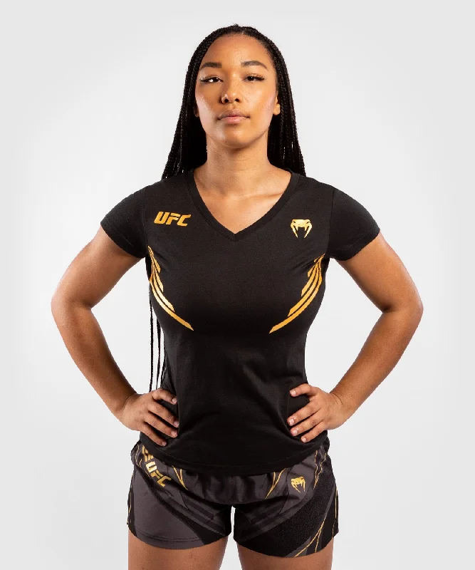 Distressed Women T Shirt with a Laid - Back AestheticUFC Venum Replica Women's Jersey - Champion Distressed Women T Shirt with a Laid - Back AestheticUFC Venum Replica Women's Jersey - Champion