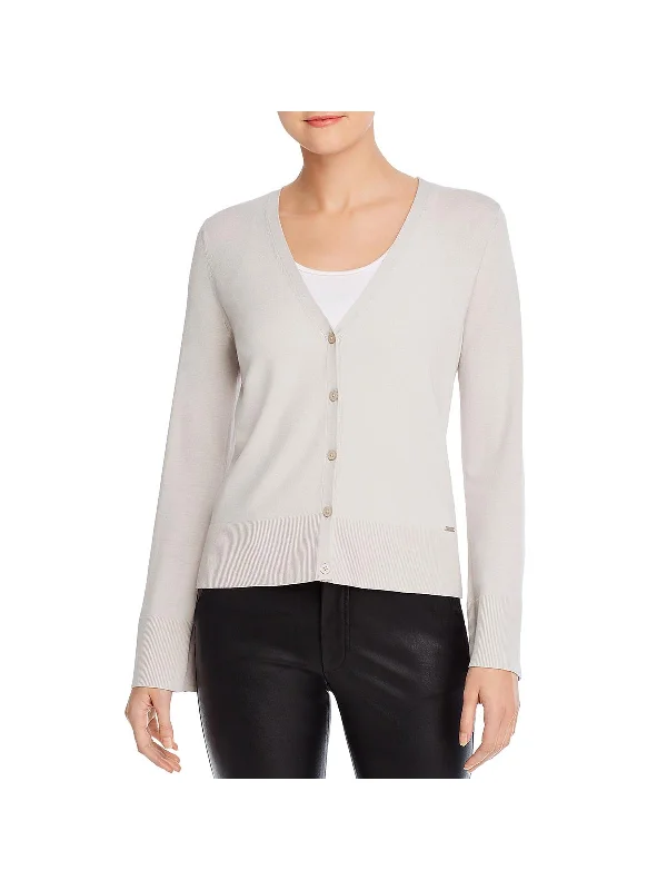 open front women cardigan for easy stylingWomens Bell Sleeves V Neck Cardigan Sweater open front women cardigan for easy stylingWomens Bell Sleeves V Neck Cardigan Sweater