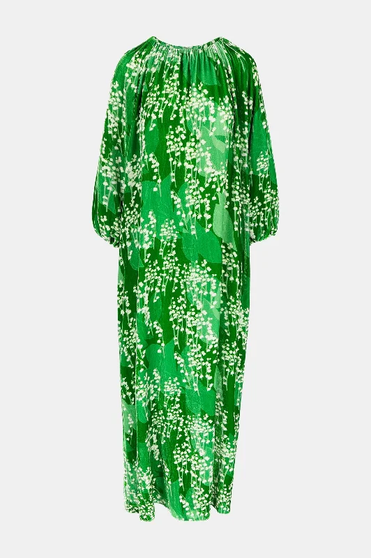 Mini Women Dress with a Short Hem for a Young and Trendy StyleGeorgina Lily Valley Leaves Dress Mini Women Dress with a Short Hem for a Young and Trendy StyleGeorgina Lily Valley Leaves Dress
