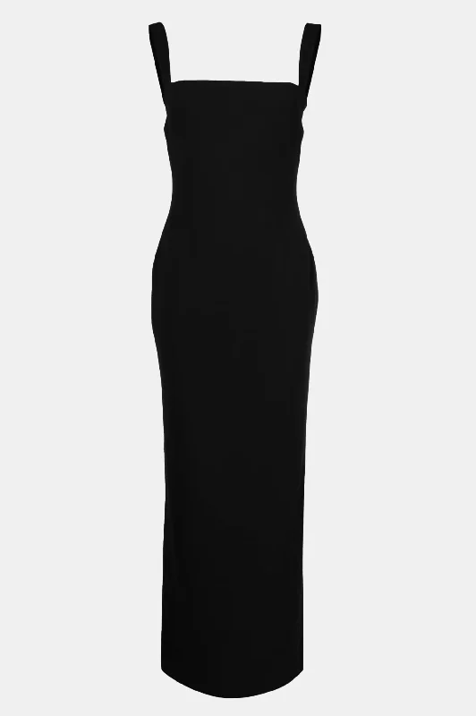Backless Women Dress for a Sexy and Alluring Look at Evening EventsJoni Knit Dress in Black Backless Women Dress for a Sexy and Alluring Look at Evening EventsJoni Knit Dress in Black