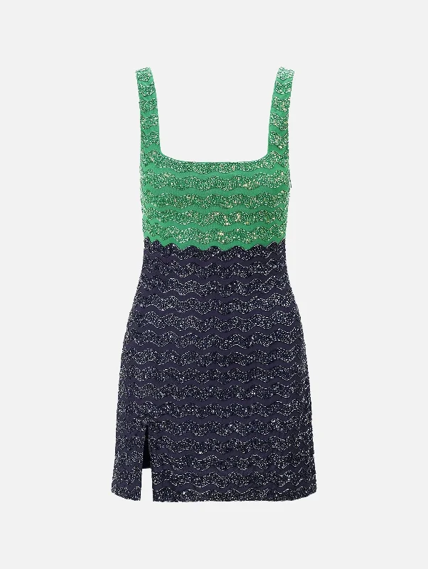 Little Black Women Dress with Sequins for a Glamorous Night OutLe Sable Beaded Dress in Coastline Little Black Women Dress with Sequins for a Glamorous Night OutLe Sable Beaded Dress in Coastline