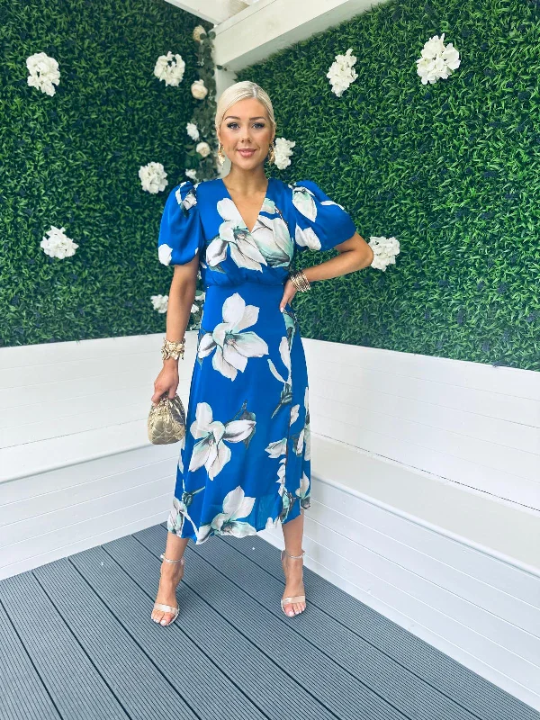 Mini Women Dress with a Short Hem for a Young and Trendy Style Mini Women Dress with a Short Hem for a Young and Trendy Style Dahlia Puff Sleeve Midi Dress Floral Blue Mini Women Dress with a Short Hem for a Young and Trendy Style Mini Women Dress with a Short Hem for a Young and Trendy Style Dahlia Puff Sleeve Midi Dress Floral Blue