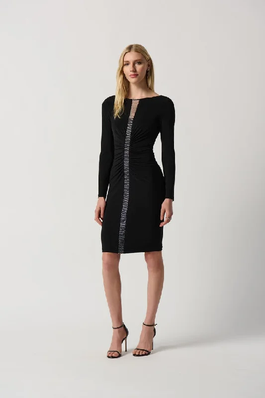 Little Black Women Dress with Sequins for a Glamorous Night Out Little Black Women Dress with Sequins for a Glamorous Night Out Joseph Ribkoff Silky Knit Dress With Rhinestone Detail Little Black Women Dress with Sequins for a Glamorous Night Out Little Black Women Dress with Sequins for a Glamorous Night Out Joseph Ribkoff Silky Knit Dress With Rhinestone Detail