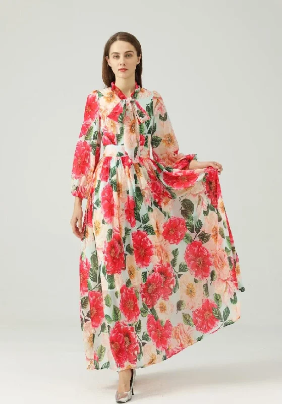 Wrap - Style Women Dress with Adjustable Fit for All Body Types Wrap - Style Women Dress with Adjustable Fit for All Body Types FashionSierra - Lace Up Bow Collar Long Sleeves Floral Printed Maxi Dress Wrap - Style Women Dress with Adjustable Fit for All Body Types Wrap - Style Women Dress with Adjustable Fit for All Body Types FashionSierra - Lace Up Bow Collar Long Sleeves Floral Printed Maxi Dress