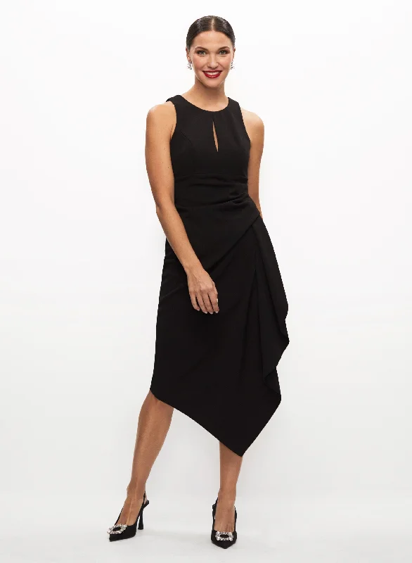Midi dresses with ruched bodices for a feminine and fitted feelAsymmetric Sleeveless Dress Midi dresses with ruched bodices for a feminine and fitted feelAsymmetric Sleeveless Dress