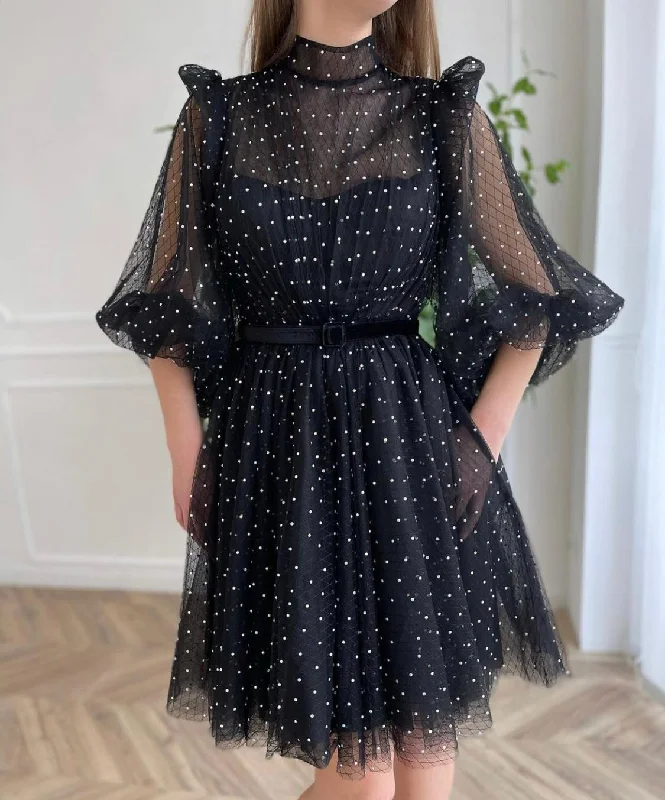 Midi dresses with tassel accents for a bohemian and free - spirited styleMidnight Crystal Mini Dress Midi dresses with tassel accents for a bohemian and free - spirited styleMidnight Crystal Mini Dress