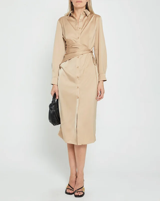Midi dresses with ruffled sleeves for a more feminine and voluminous lookGlinda Dress Midi dresses with ruffled sleeves for a more feminine and voluminous lookGlinda Dress
