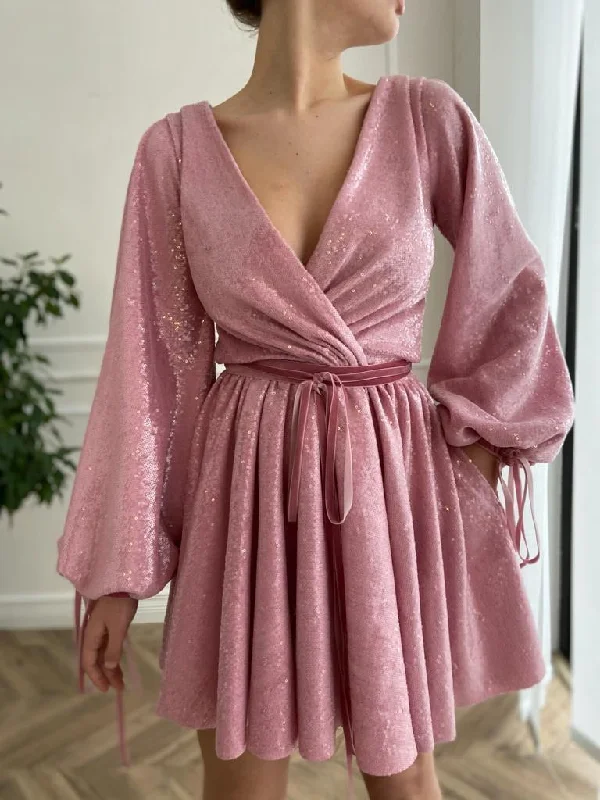 Midi dresses with gathered skirts for a full and flowing silhouetteSparkling Pink Mini Dress Midi dresses with gathered skirts for a full and flowing silhouetteSparkling Pink Mini Dress