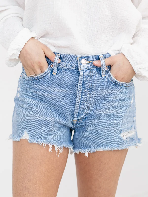 Plus Size Women's Denim Bermuda Shorts in Dark Wash for a Classic and Sophisticated StyleAGOLDE Swapmeet Parker Denim Shorts Plus Size Women's Denim Bermuda Shorts in Dark Wash for a Classic and Sophisticated StyleAGOLDE Swapmeet Parker Denim Shorts