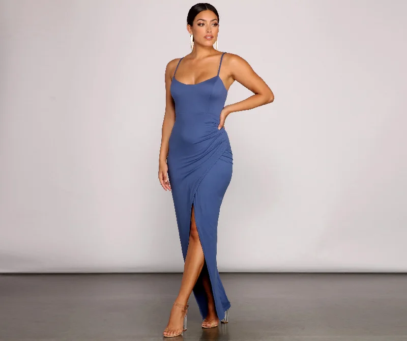 Maxi dresses with a belted empire waist for a more defined and flattering silhouetteMesmerizing Beauty Lace-Up Wrap Dress Maxi dresses with a belted empire waist for a more defined and flattering silhouetteMesmerizing Beauty Lace-Up Wrap Dress