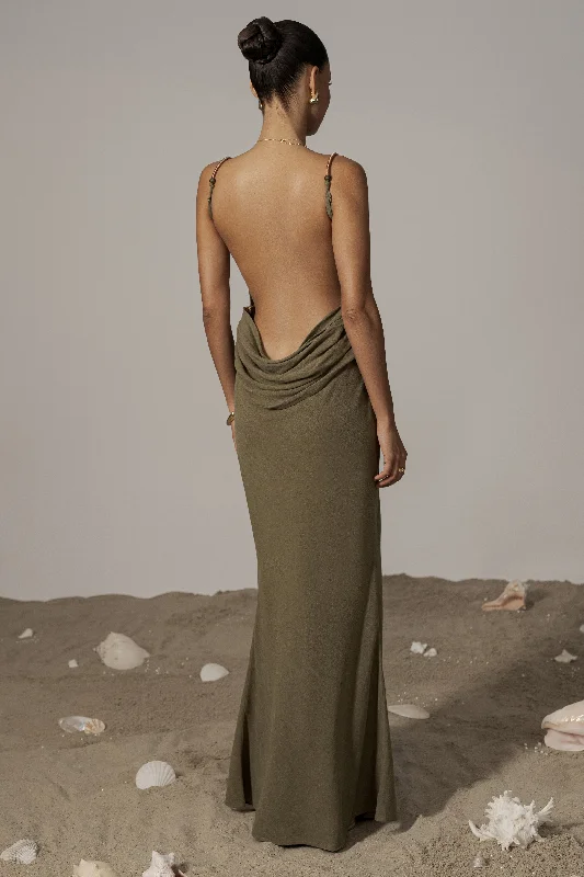Maxi dresses with an asymmetric hem for a fashion - forward and eye - catching designOlive Getaway Linen Maxi Dress Maxi dresses with an asymmetric hem for a fashion - forward and eye - catching designOlive Getaway Linen Maxi Dress