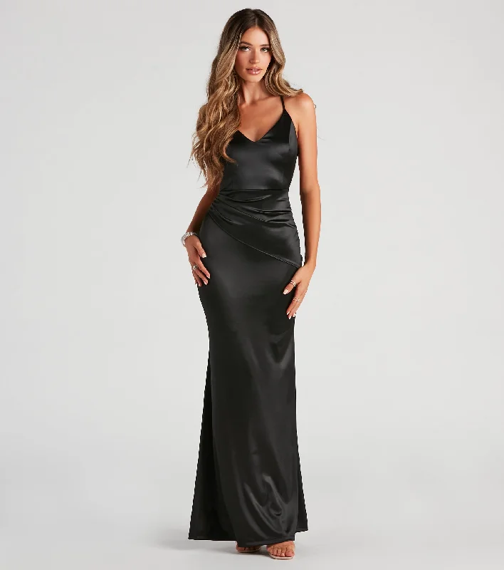 Maxi dresses with off - the - shoulder styles for a romantic and breezy lookSaphira Formal Open Back Mermaid Dress Maxi dresses with off - the - shoulder styles for a romantic and breezy lookSaphira Formal Open Back Mermaid Dress