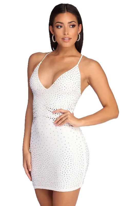 Mini dresses with geometric prints for a modern aestheticCasey Formal Heat Stone Mini Dress Mini dresses with geometric prints for a modern aestheticCasey Formal Heat Stone Mini Dress