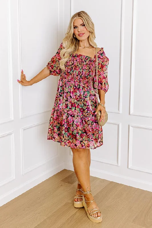 Mini dresses with off - the - shoulder stylesMust Be A Dream Floral Mini Dress Curves Mini dresses with off - the - shoulder stylesMust Be A Dream Floral Mini Dress Curves
