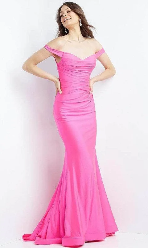 Formal dresses with side - slit pockets and beaded accents for a practical and stylish formal eventJVN by Jovani JVN07639SC - Ruched Bodice Sweetheart Prom Gown Formal dresses with side - slit pockets and beaded accents for a practical and stylish formal eventJVN by Jovani JVN07639SC - Ruched Bodice Sweetheart Prom Gown